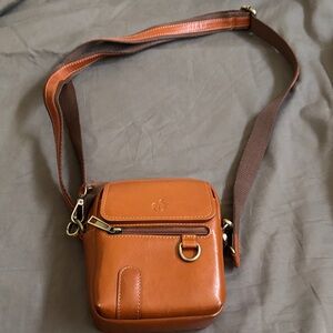 Brown Leather Shoulder Bag